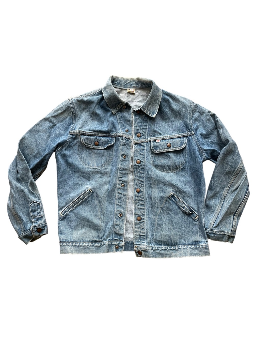 Vintage 1970's Light Wash GWG Jean Denim Jacket
